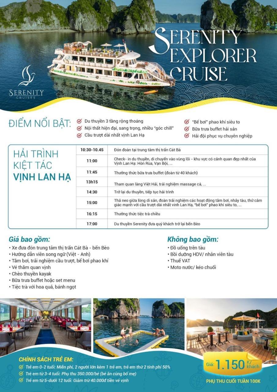 Emerald Hotel Cat Ba Dong Khe Sau Exterior photo